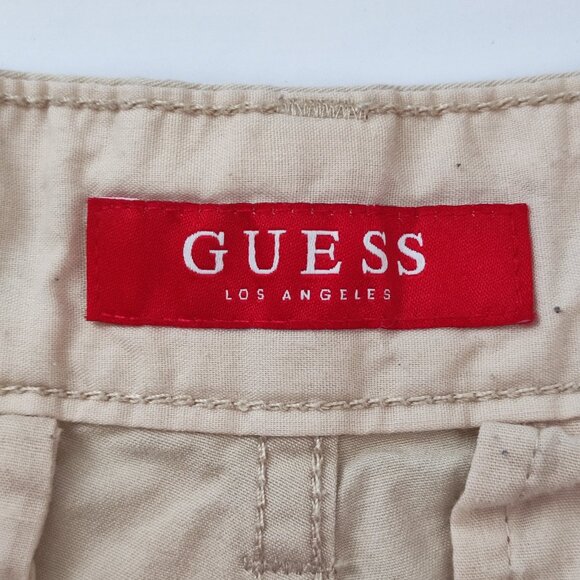 Guess cargo short cream colour men's size 30 - Picture 6 of 14
